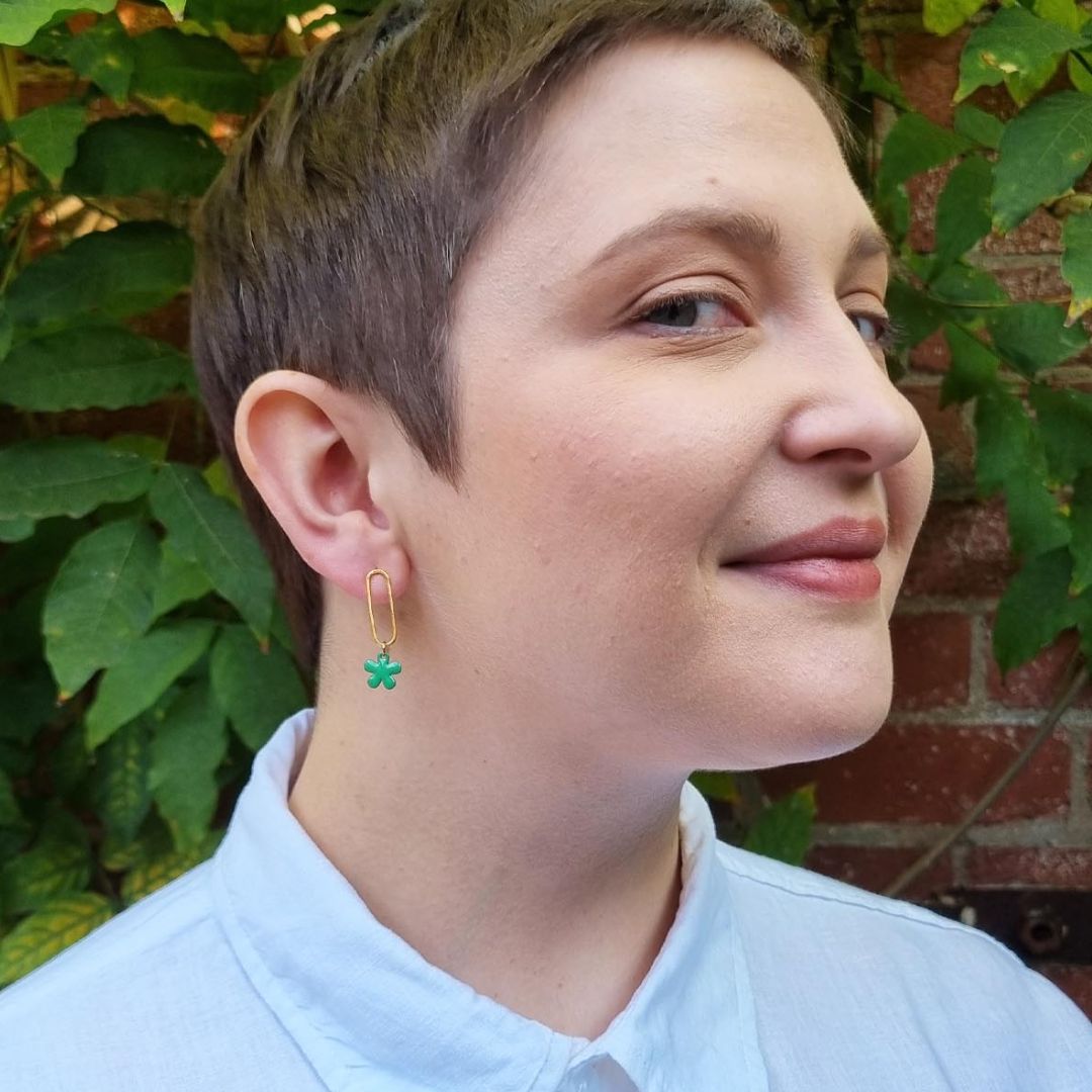 Buddy Earrings - Green