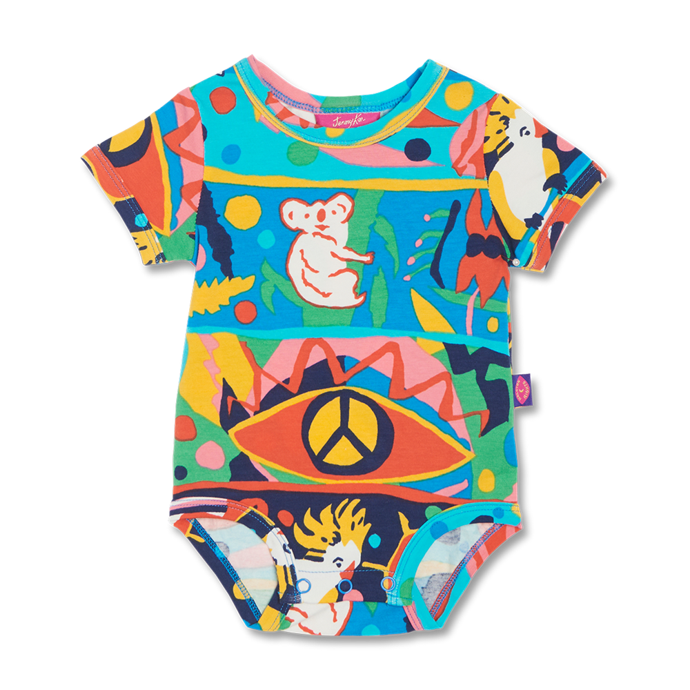 Bush Paradise- Short Sleeve Bodysuit