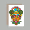 WELCOME TO THE WORLD card