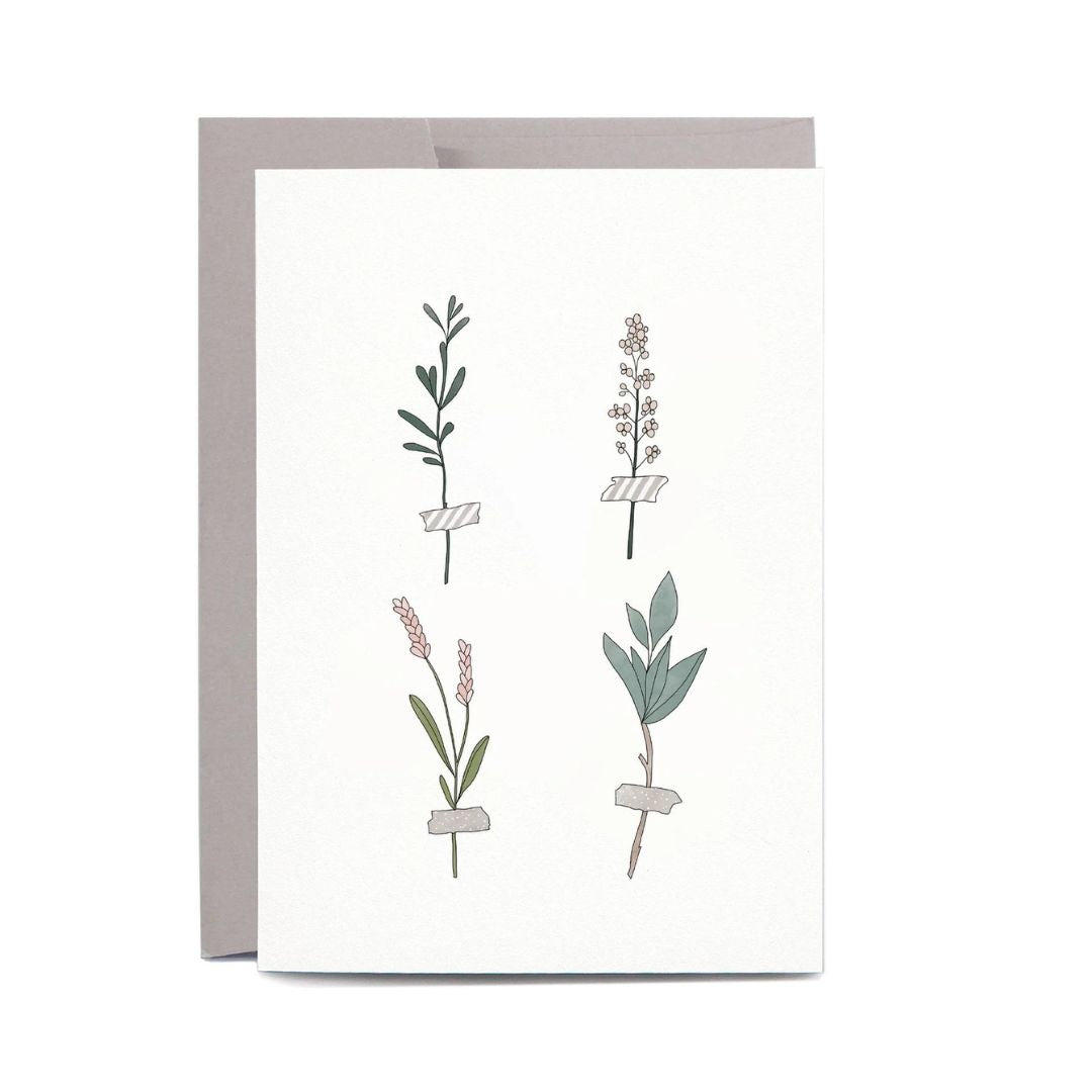 Botanic Stems // Greeting card