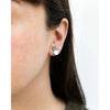 Double Dot Earrings - Large - SS