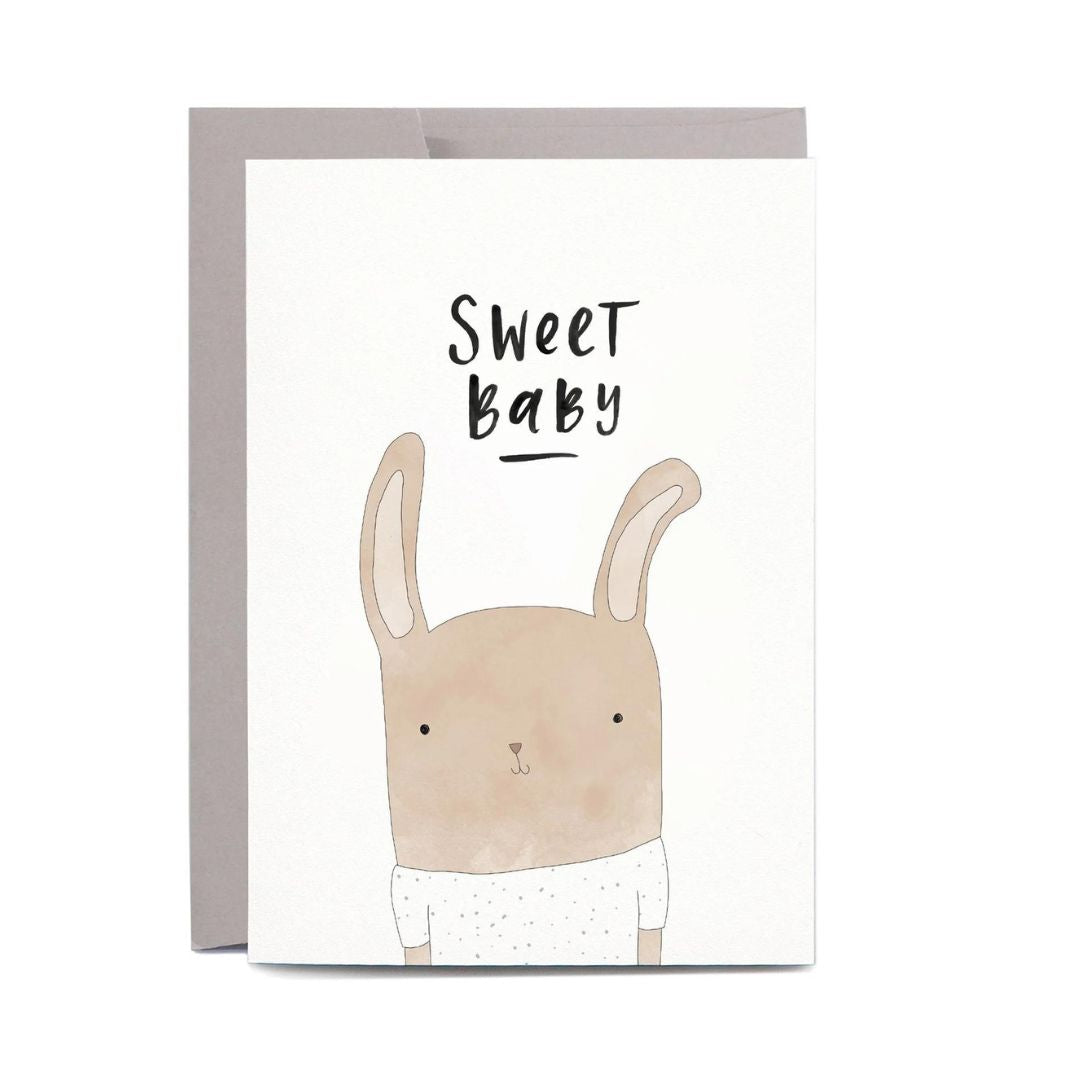 Sweet Baby Rabbit // Greeting card