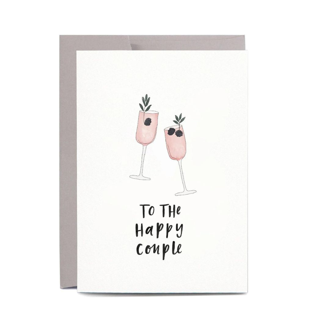 To The Happy Couple Greeting card